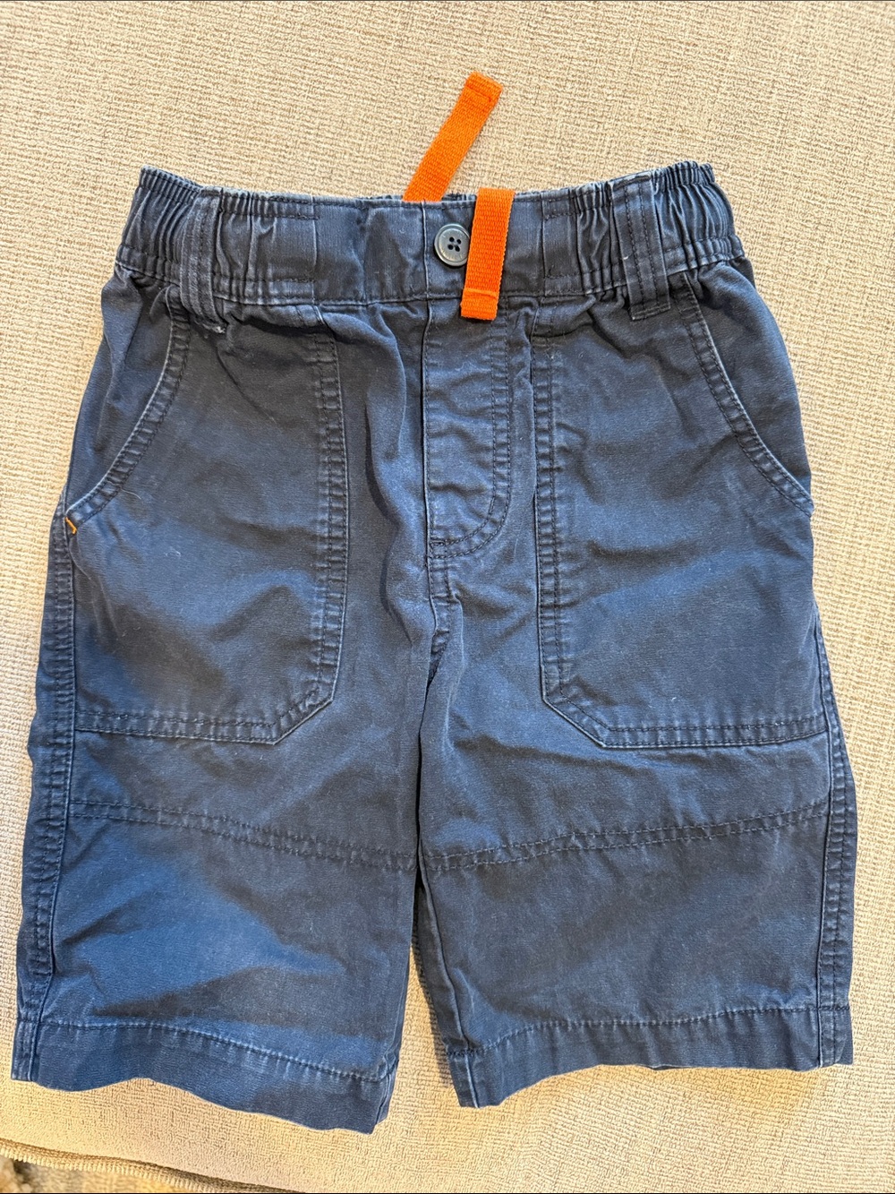 GAP Dark Blue Shorts with Orange Drawcord
